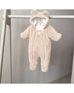 Детский комбинезон для малышей Тедди бежевый Decoza Moms