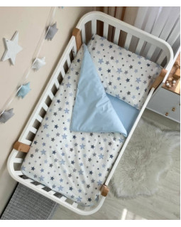Дитяча постільна білизна Baby Dream Stars блакитний TM MSonya