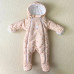 Детский зимний комбинезон с закрытыми ножками Сердечки Decoza Moms