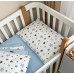 Детское постельное белье Baby Dream Stars голубой TM MSonya