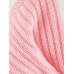 Детские вязанные штанишки для малышей розовые