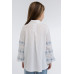Вышиванка лняная белая для девочки Лелия