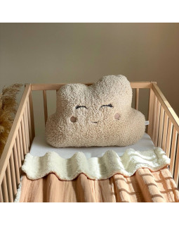 Подушка дитяча Хмаринка Teddy бежевий ТМ MSonya